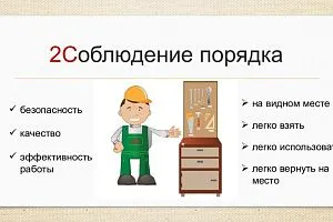 Вторая «С» в системе 5С: Соблюдай порядок 