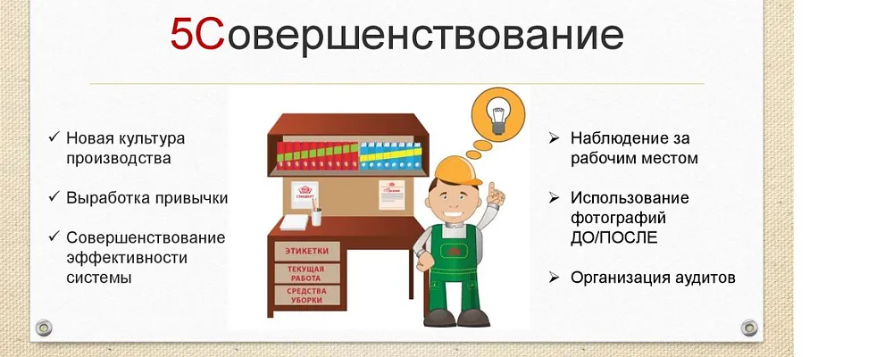 Пятая «С» в системе 5С: Совершенствуй