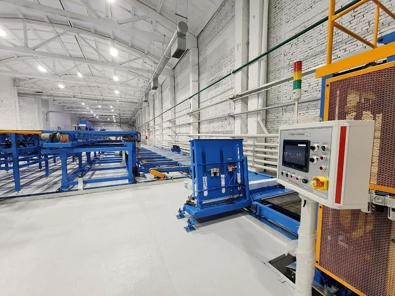 На площадке предприятия «Ржевкирпич» состоялось официальное открытие производственной линии по изготовлению сэндвич – панелей 2