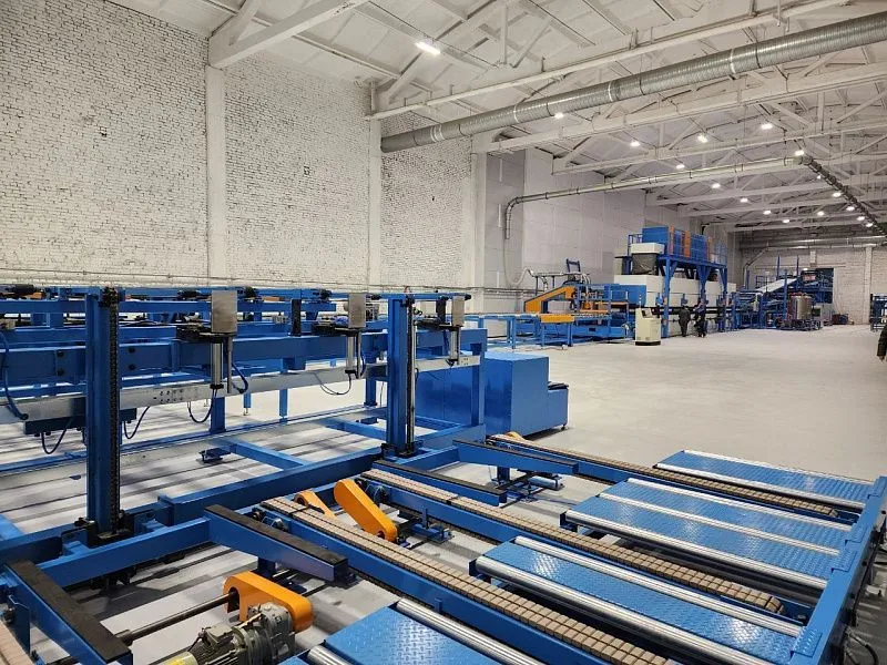 На площадке предприятия «Ржевкирпич» состоялось официальное открытие производственной линии по изготовлению сэндвич – панелей 1